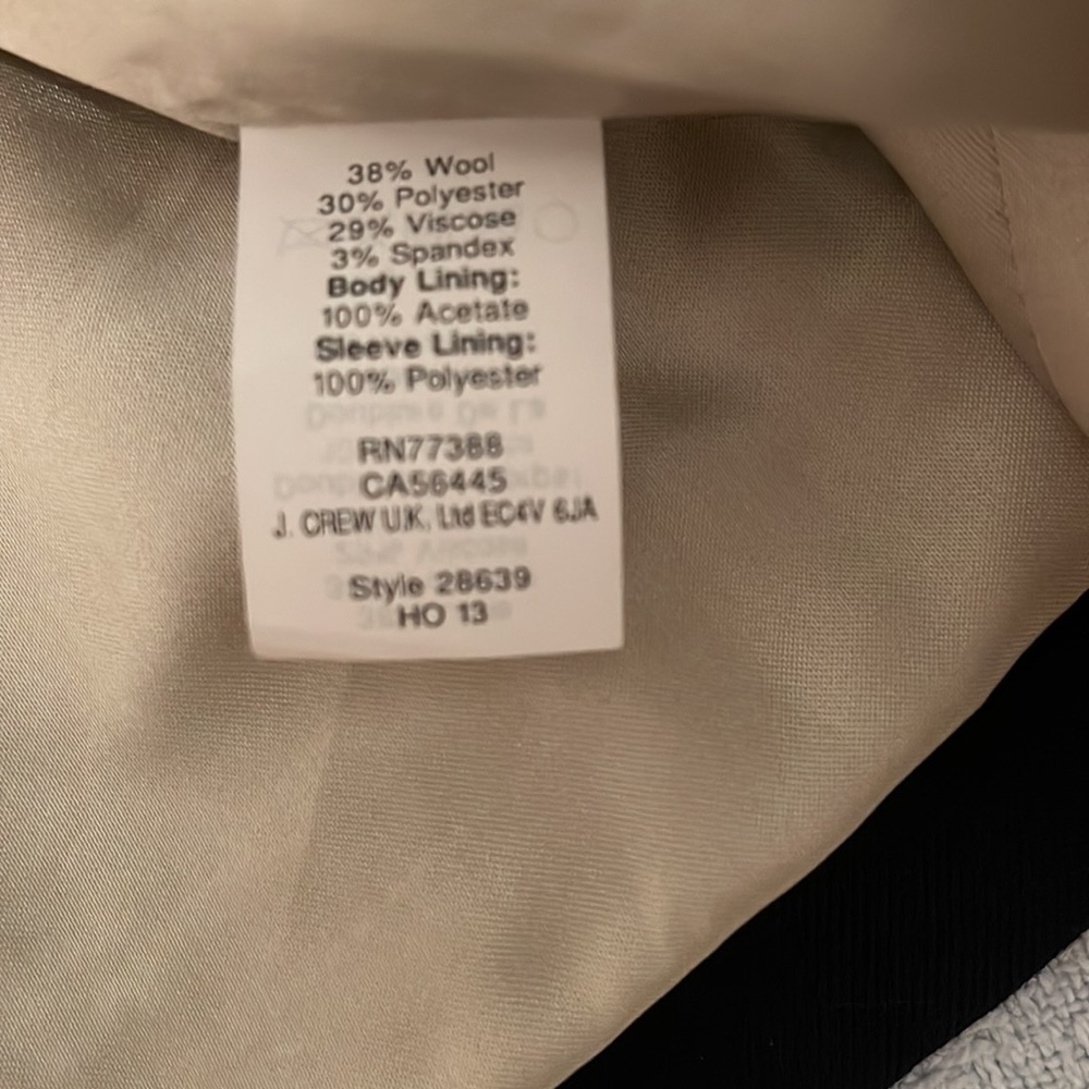 J.Crew Factory Schoolboy blazer in navy - Picture 4 of 5